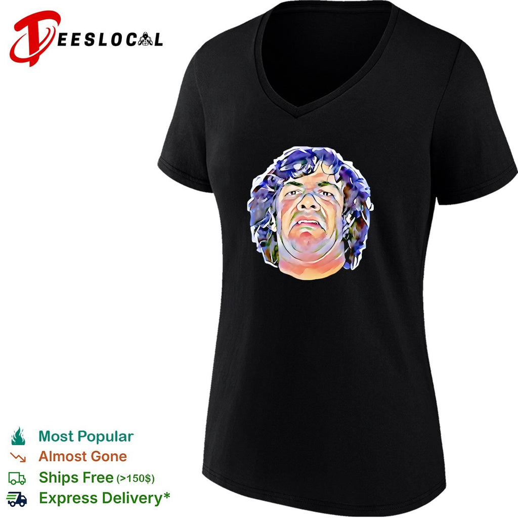 Dean Ween curly haired man portrait shirt