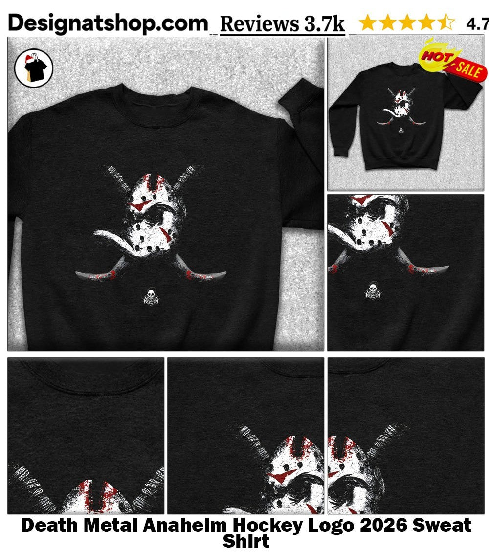 Death Metal Anaheim Hockey Logo 2026 shirt