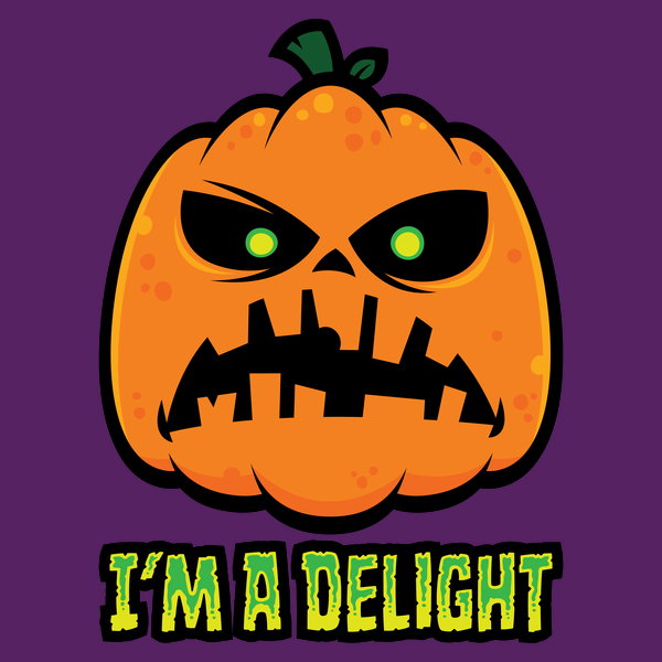Delightfully Grumpy Jack O Lantern