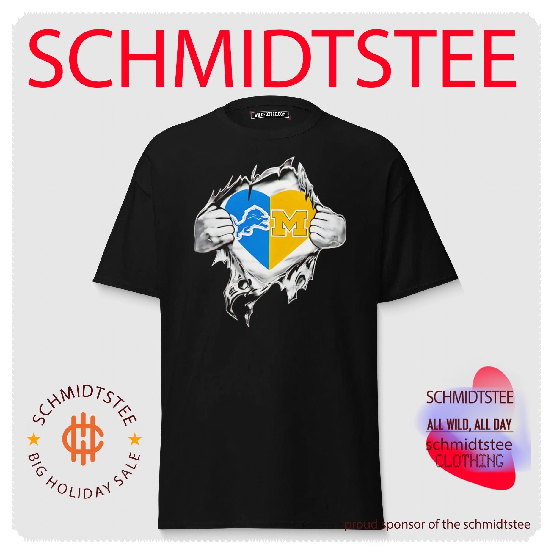 Detroit Lions and Michigan Wolverines It Is in My Heart shirt