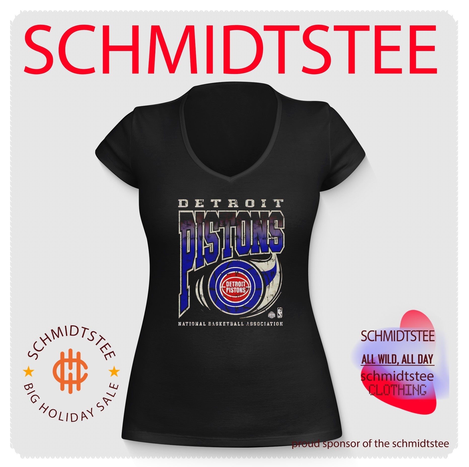 Detroit Pistons National Basketball Association vintage shirt