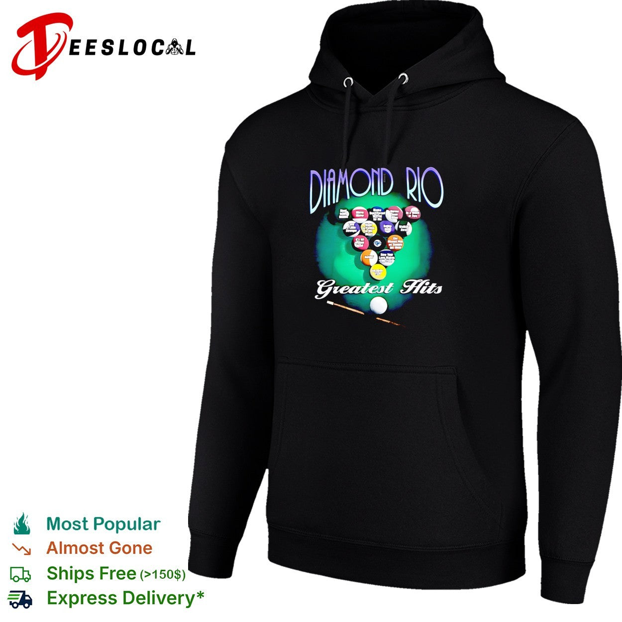 Diamond Rio greatest hits pool balls shirt