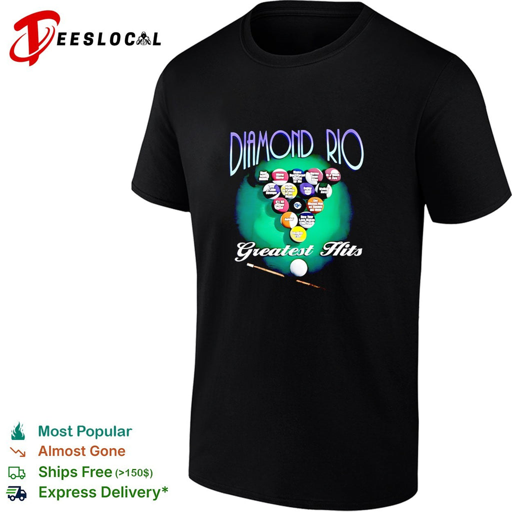 Diamond Rio greatest hits pool balls shirt