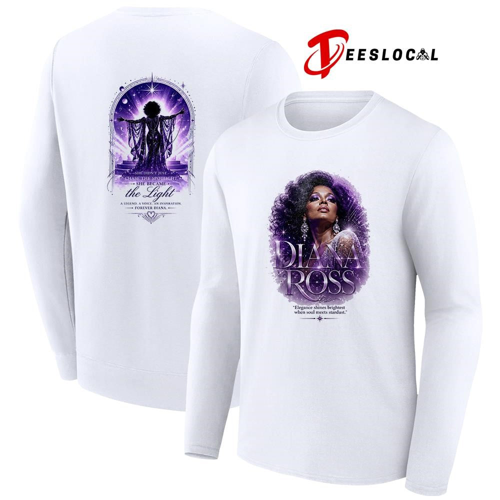 Diana Ross elegance shines brightest when soul meets stardust shirt