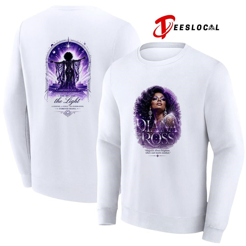 Diana Ross elegance shines brightest when soul meets stardust shirt