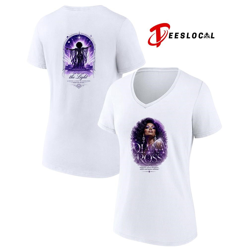 Diana Ross elegance shines brightest when soul meets stardust shirt