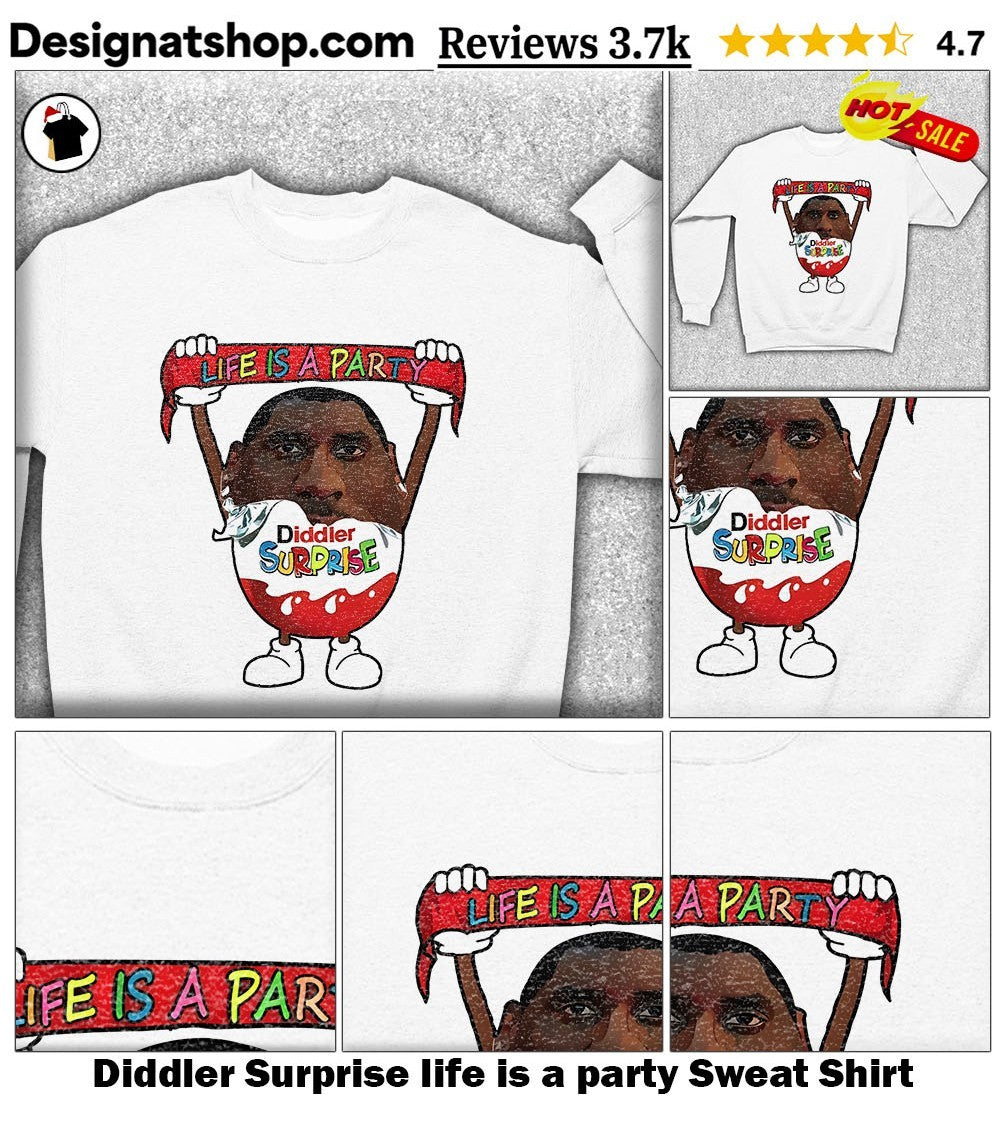 Diddler Surprise life is a party shirt