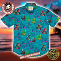 Disney and Pixar Finding Nemo RSVLTS The Great Escape Button Short Sleeve Hawaiian Shirt