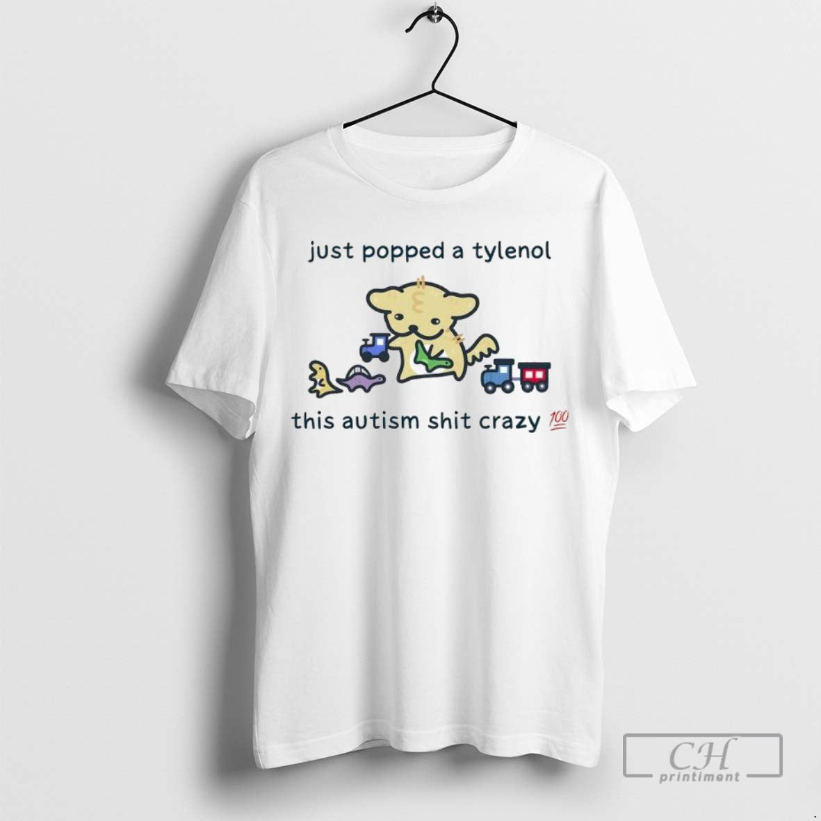 Dog Cartoon Just Popped A Tylenol This Autism Shit Crazy Ladies