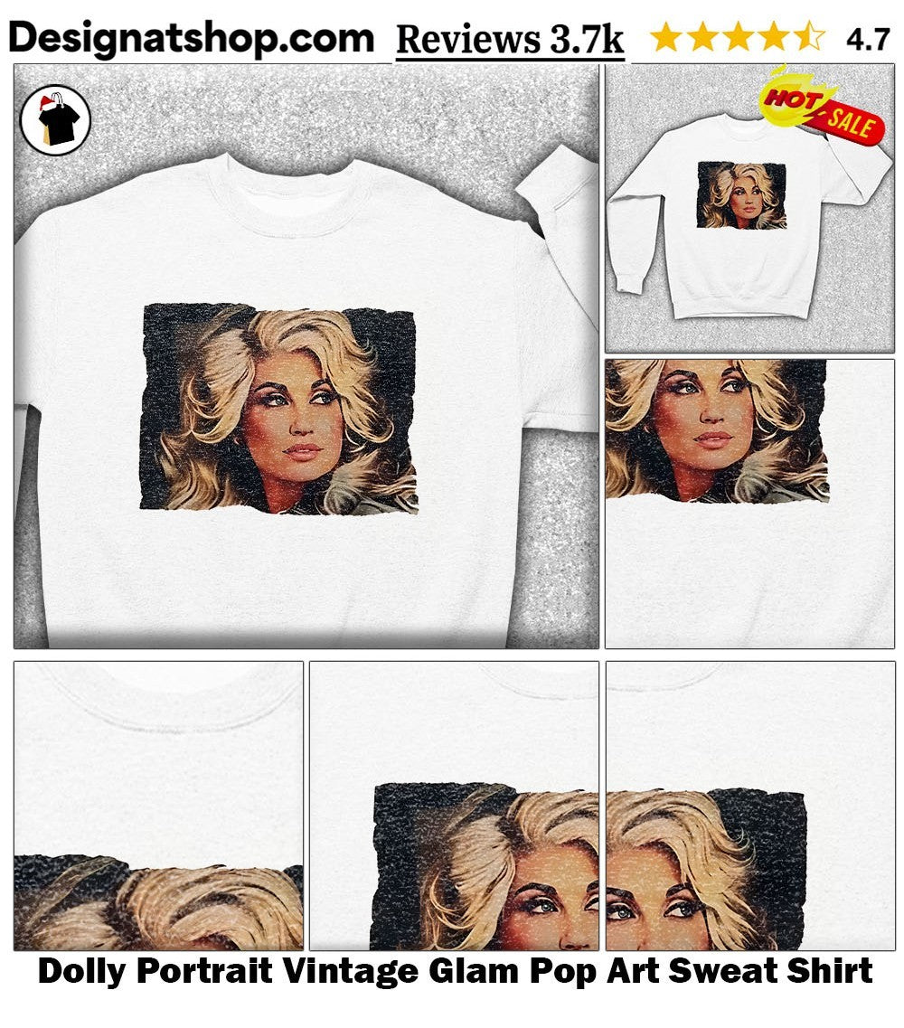 Dolly Portrait Vintage Glam Pop Art shirt