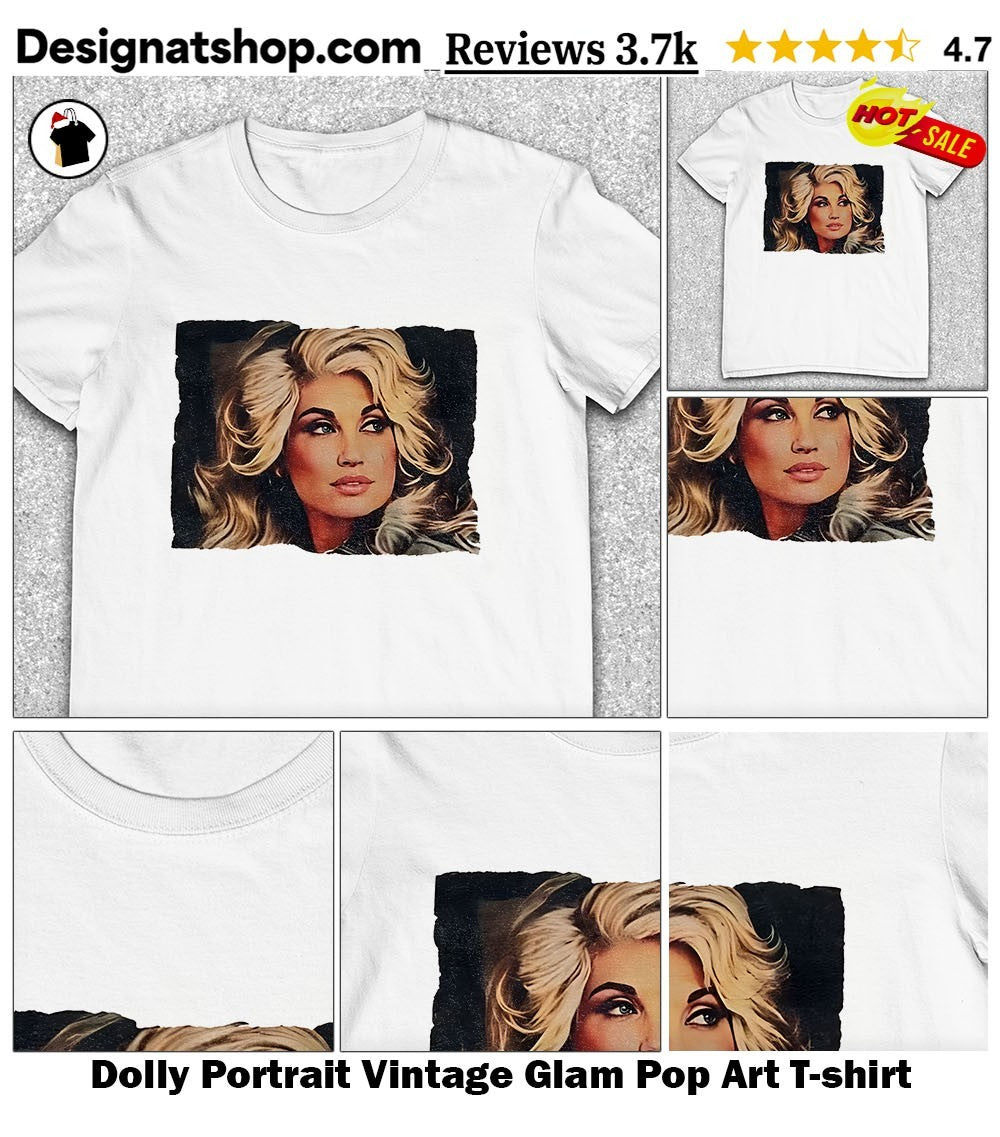 Dolly Portrait Vintage Glam Pop Art shirt