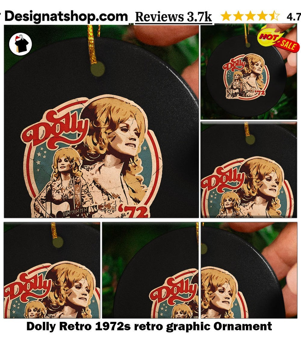 Dolly Retro 1972s retro graphic shirt