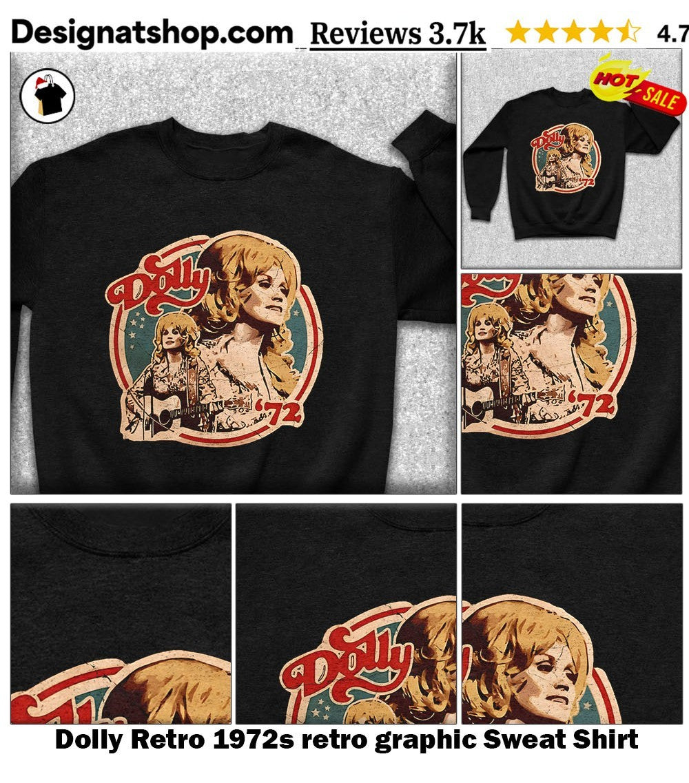 Dolly Retro 1972s retro graphic shirt