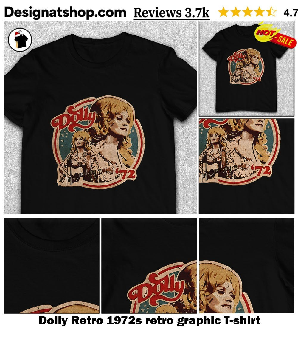 Dolly Retro 1972s retro graphic shirt
