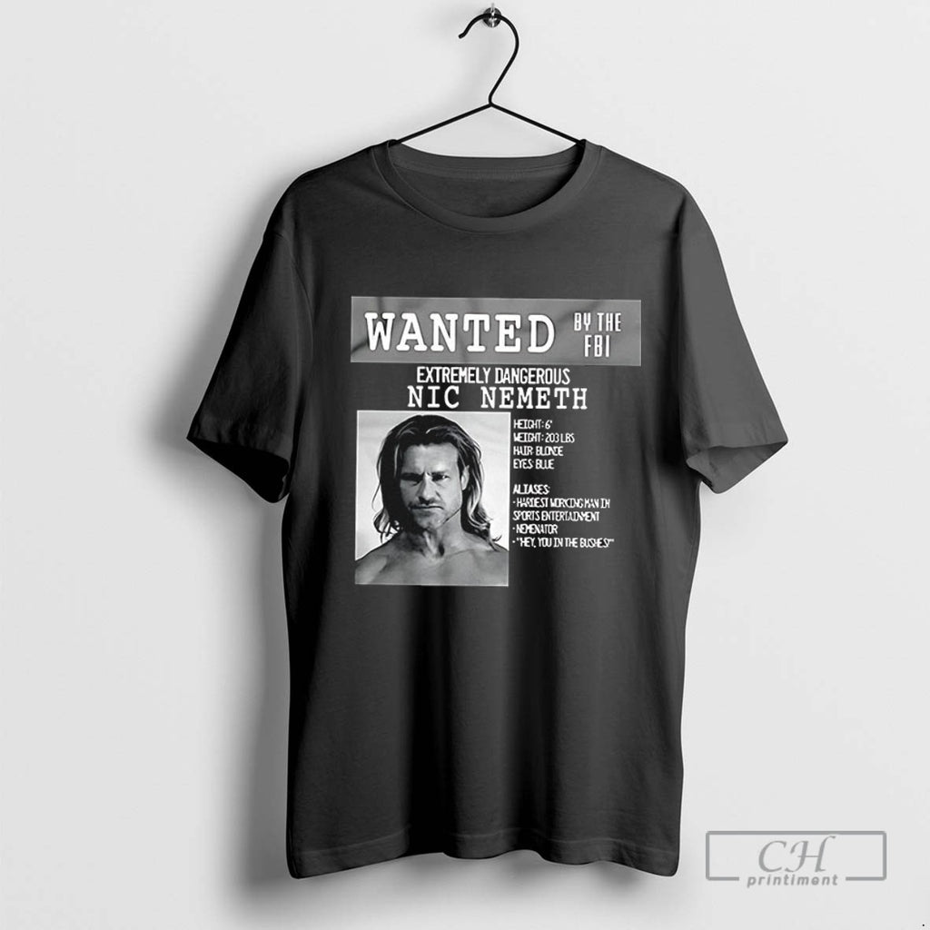 Dolph Ziggler Wanted By The Fbi Extremely Dangerous Nic Nemeth T Shirt Sweater