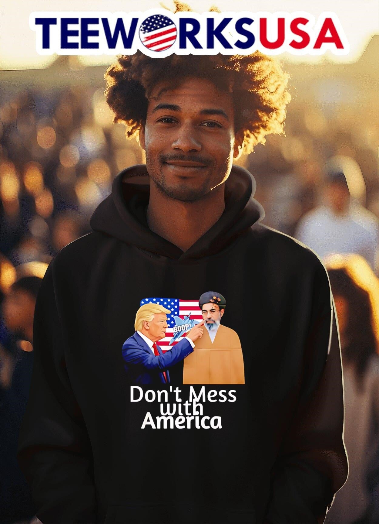 Donald Trump The Cardboard Ayatollah Dont Mess With America Shirt