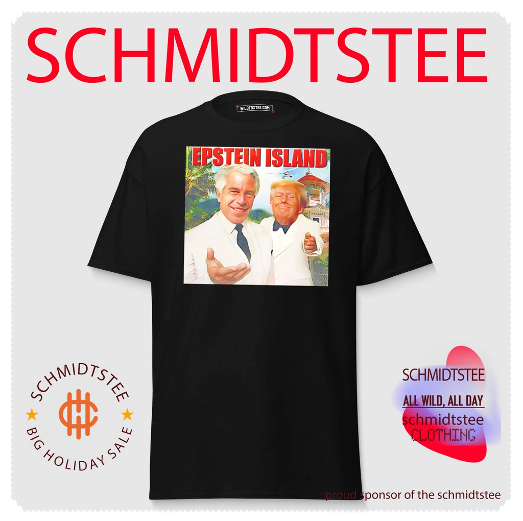 Donald Trump and Jeffey Epstein on Epstein Island shirt