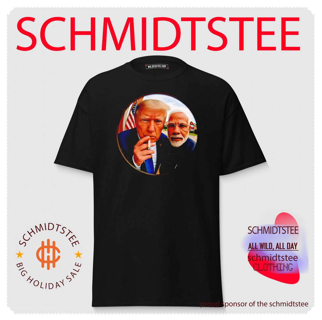 Donald Trump and Narendra Modi doorbell camera meme shirt