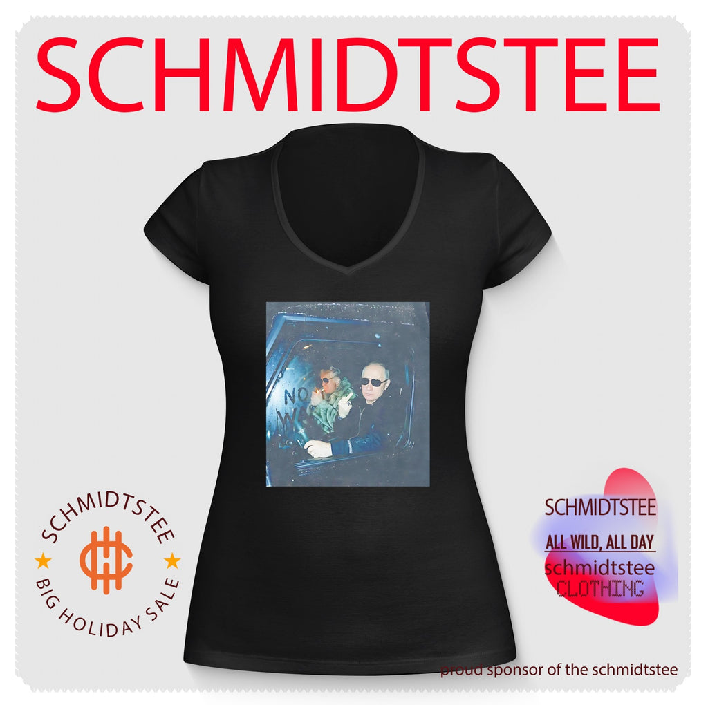 Donald Trump and Vladimir Putin gangster middle finger shirt