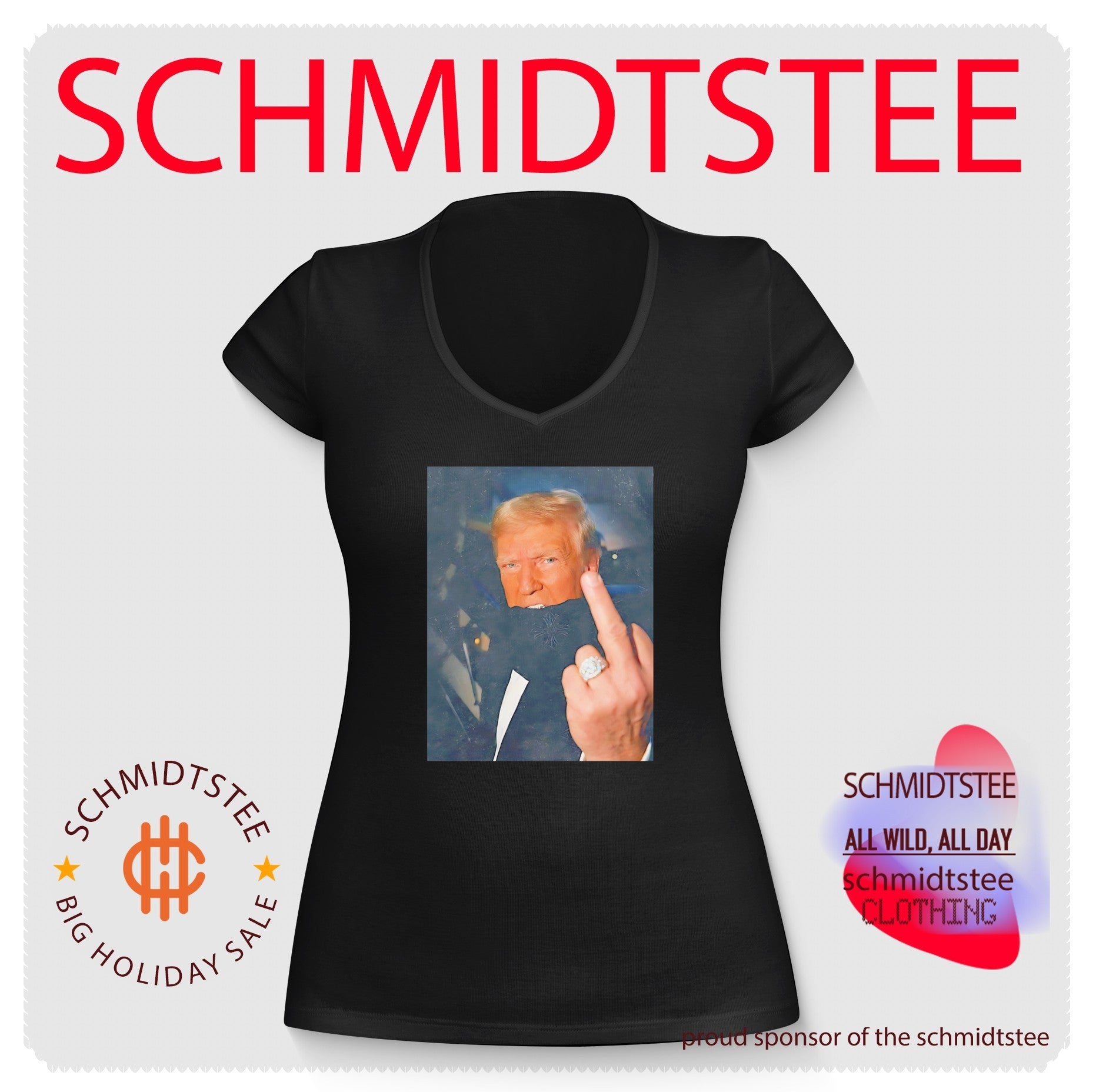 Donald Trump middle finger shirt