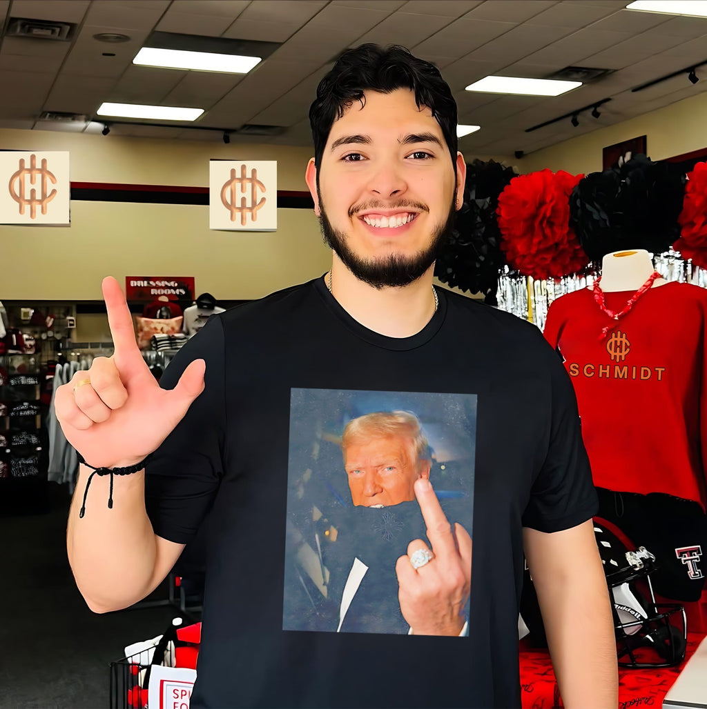 Donald Trump middle finger shirt