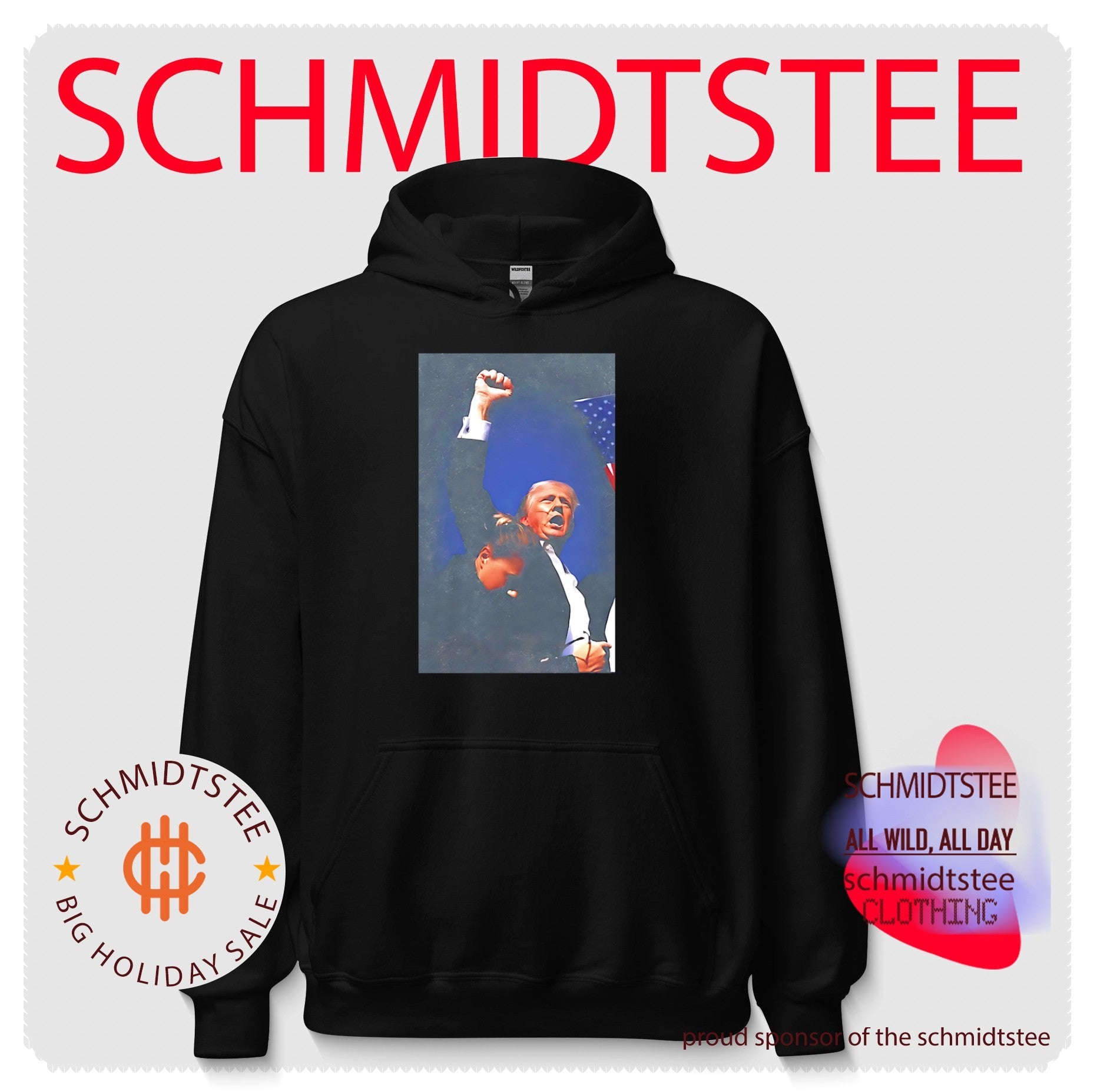 Donald Trump raising his fist after assassination attempt shirt