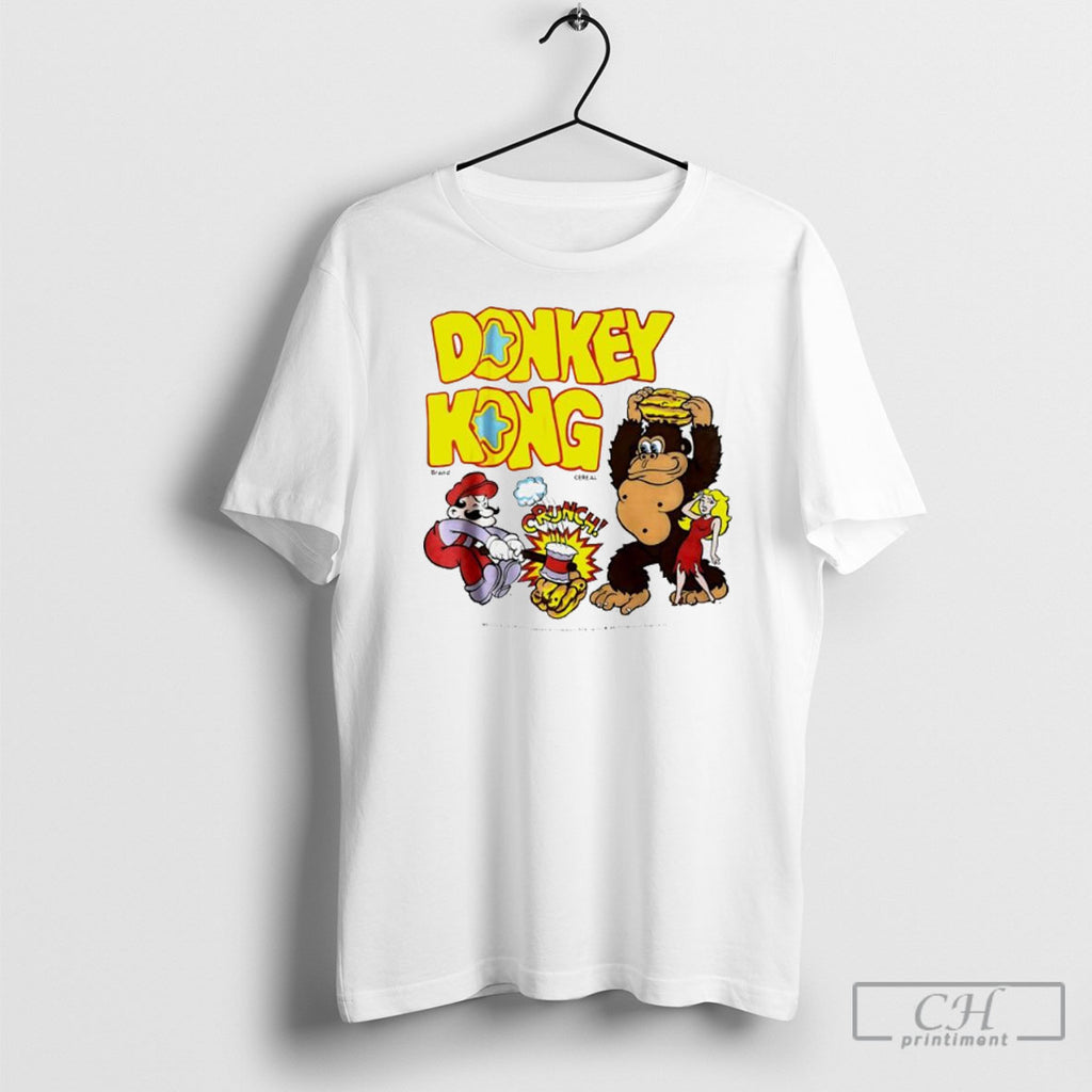 Donkey Kong Cereal Vintage Shirt Tee