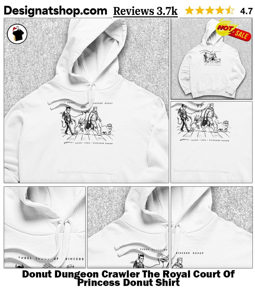 Donut Dungeon Crawler The Royal Court Of Princess Donut Shirt