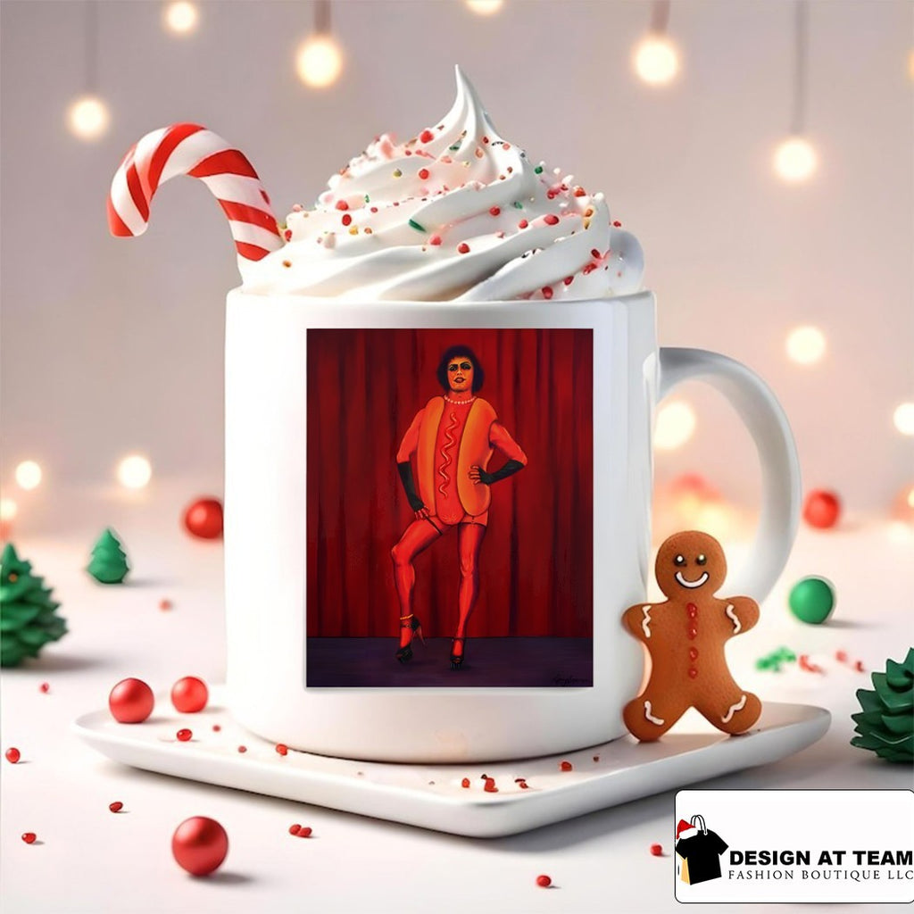 Dr. Frank-N-Furter Tim Curry Hot Dog Art shirt