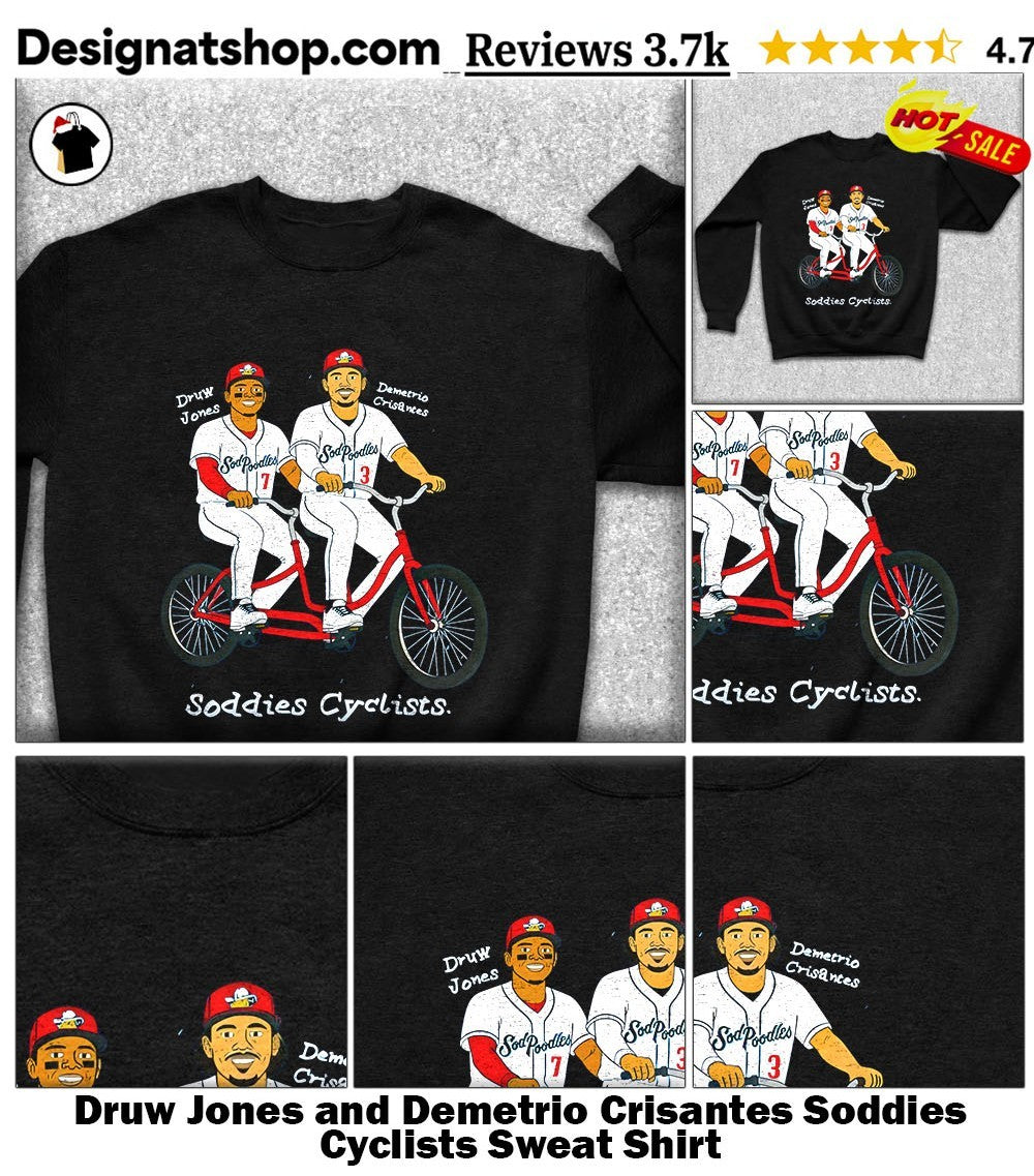 Druw Jones and Demetrio Crisantes Soddies Cyclists shirt