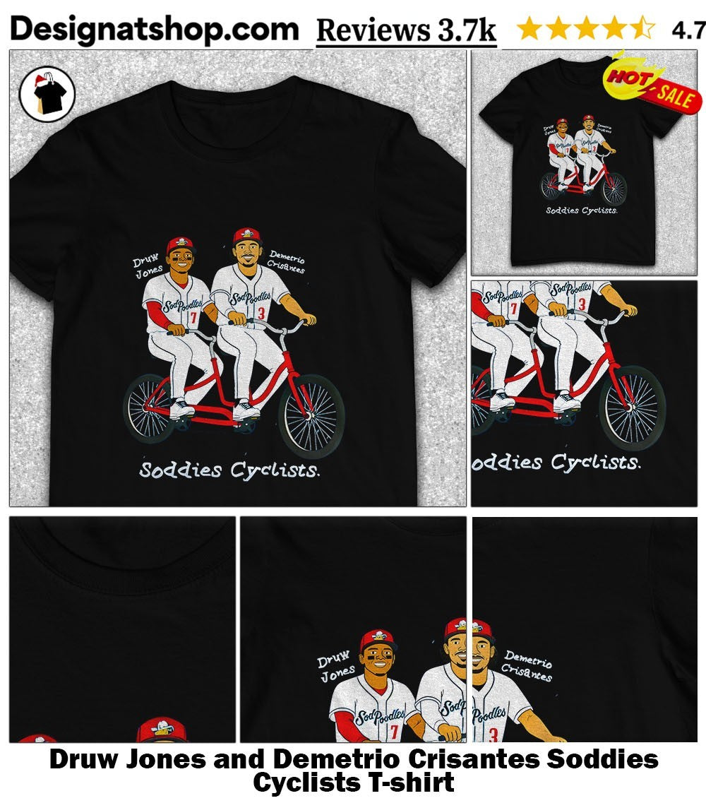 Druw Jones and Demetrio Crisantes Soddies Cyclists shirt