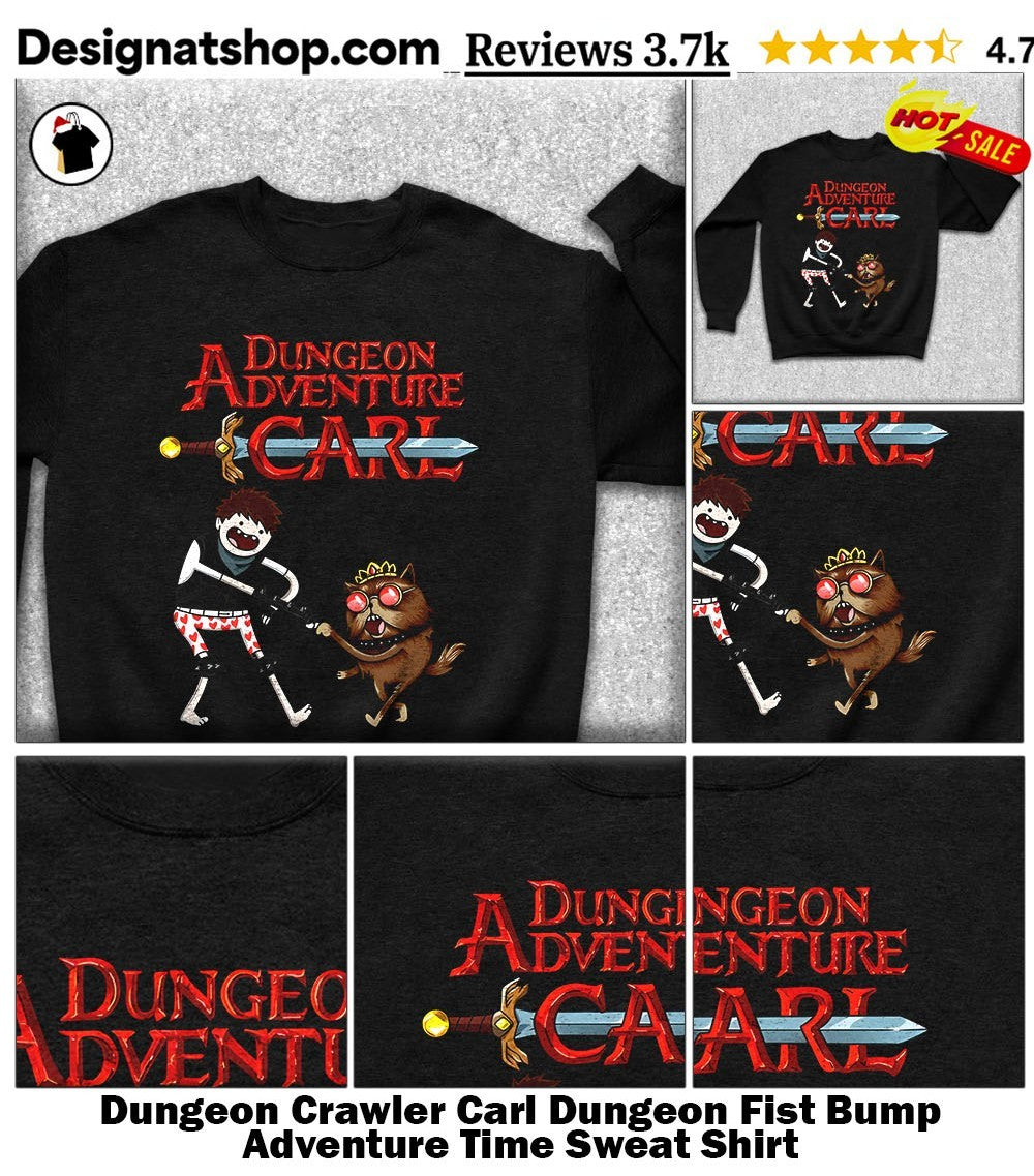 Dungeon Crawler Carl Dungeon Fist Bump Adventure Time shirt
