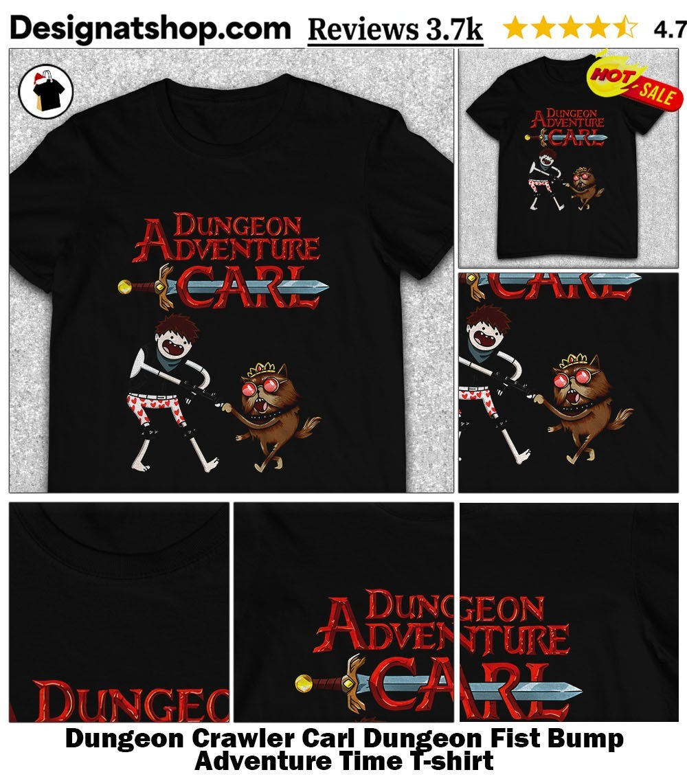 Dungeon Crawler Carl Dungeon Fist Bump Adventure Time shirt