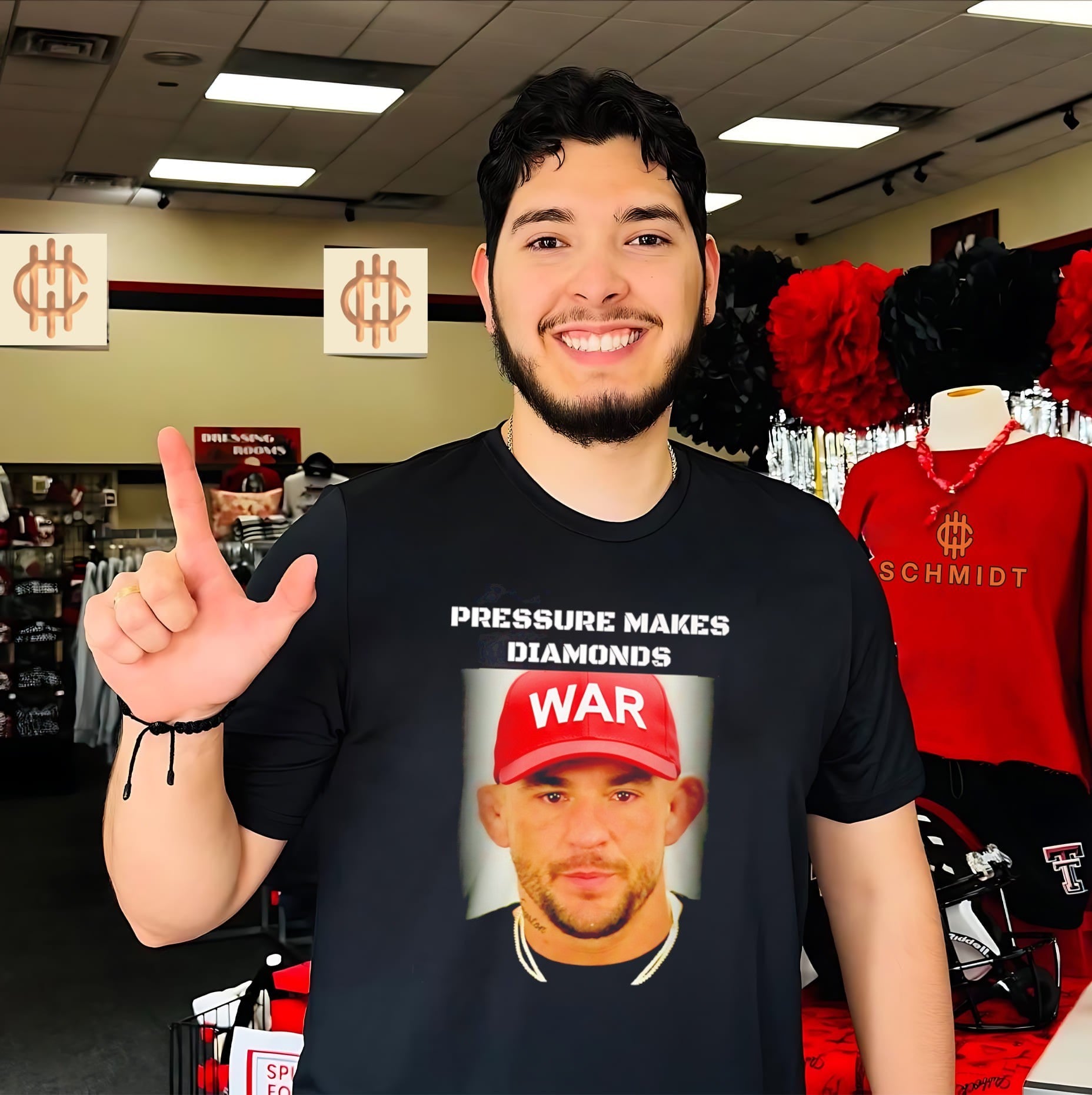 Dustin Poirier Mugshot Pressure Makes Diamonds shirt