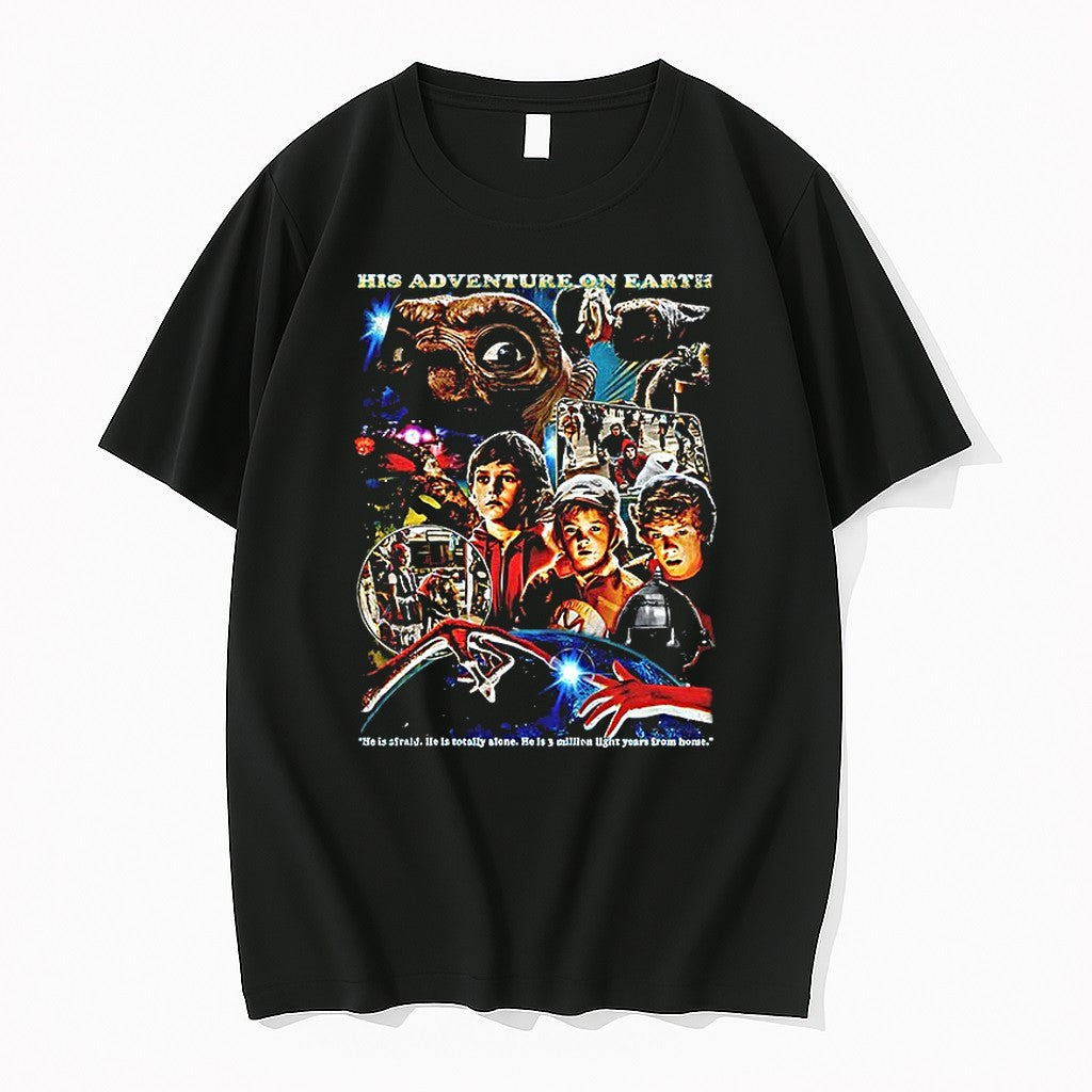 E T The Extra Terrestrial His Adventure On Earth Tshirts Sweater Hoodie Jpg