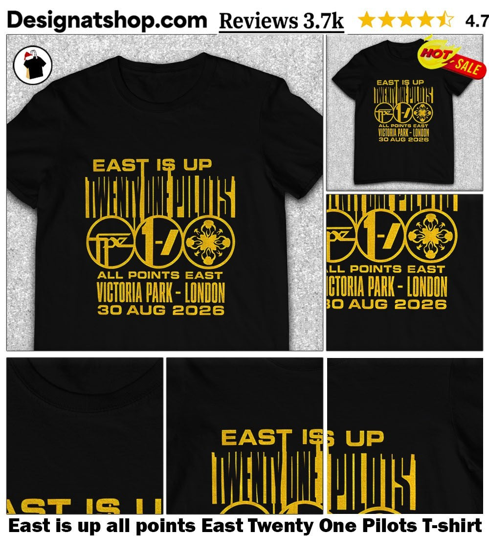 East is up all points East Twenty One Pilots shirt