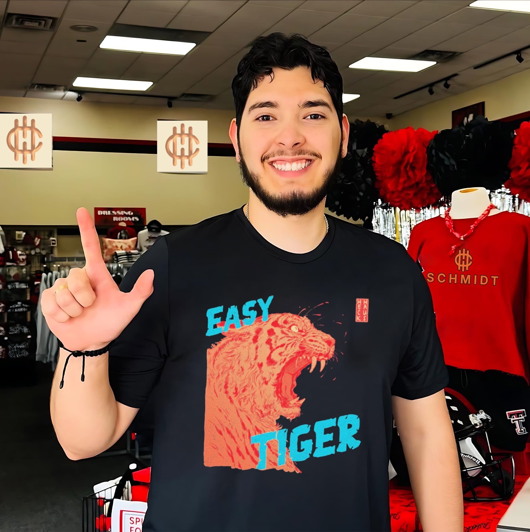 Easy Tiger wildlife big cat animal art shirt