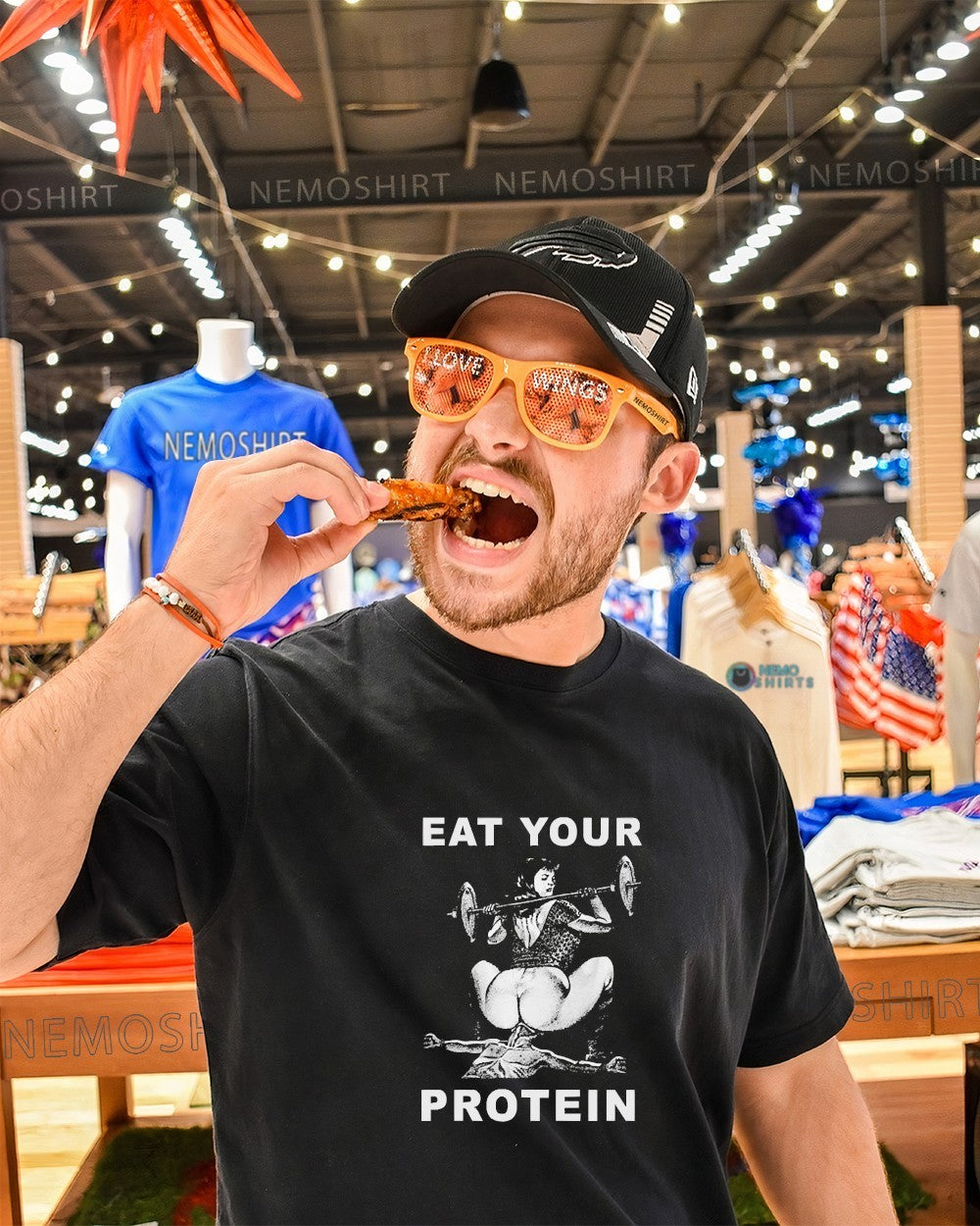 Eat your protein shirt