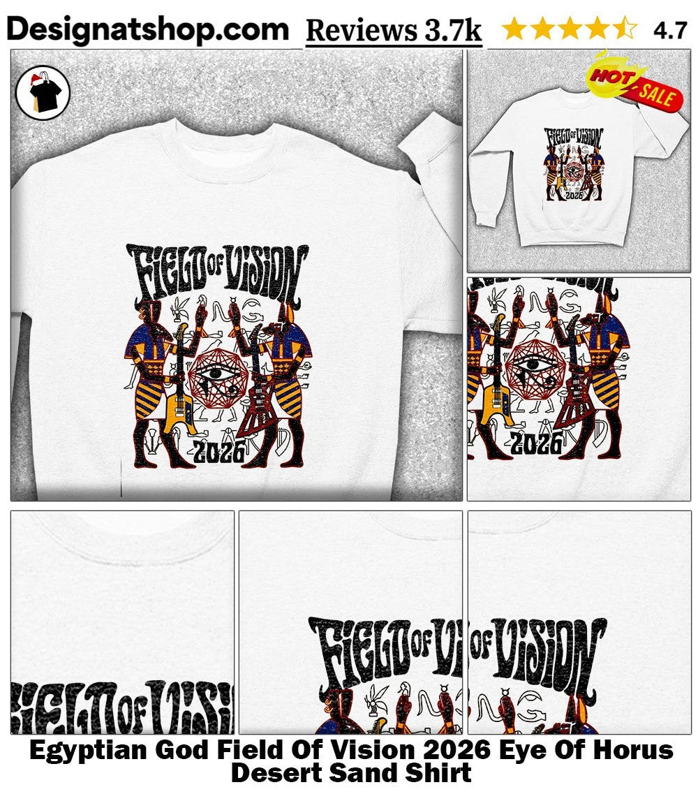 Egyptian God Field Of Vision 2026 Eye Of Horus Desert Sand Shirt