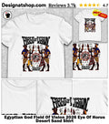 Egyptian God Field Of Vision 2026 Eye Of Horus Desert Sand Shirt