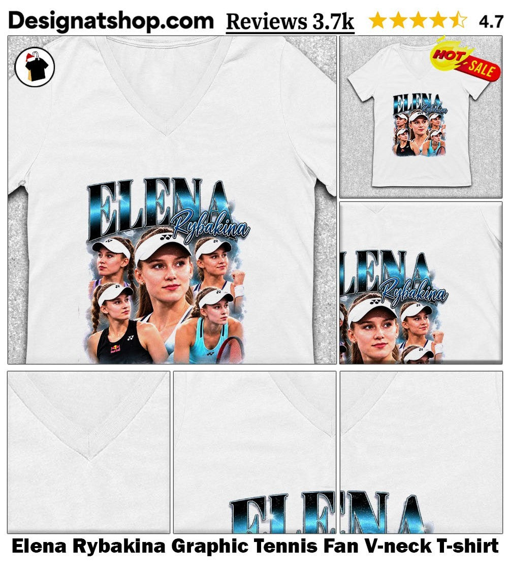 Elena Rybakina Graphic Tennis Fan shirt