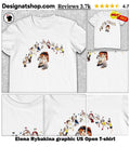 Elena Rybakina graphic US Open shirt