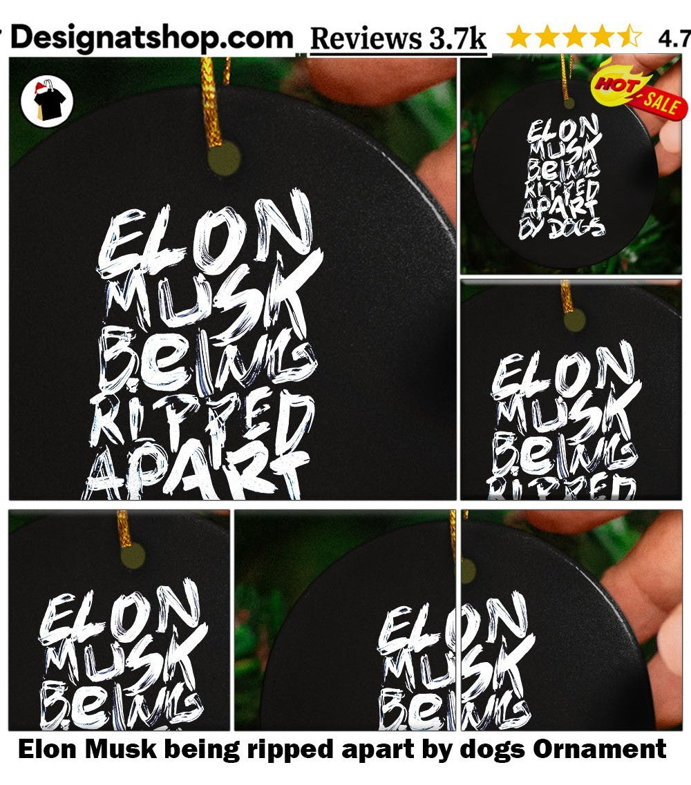Elon Musk being ripped apart by dogs shirt