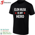 Elon Musk hero red stars Elon Musk is my hero shirt