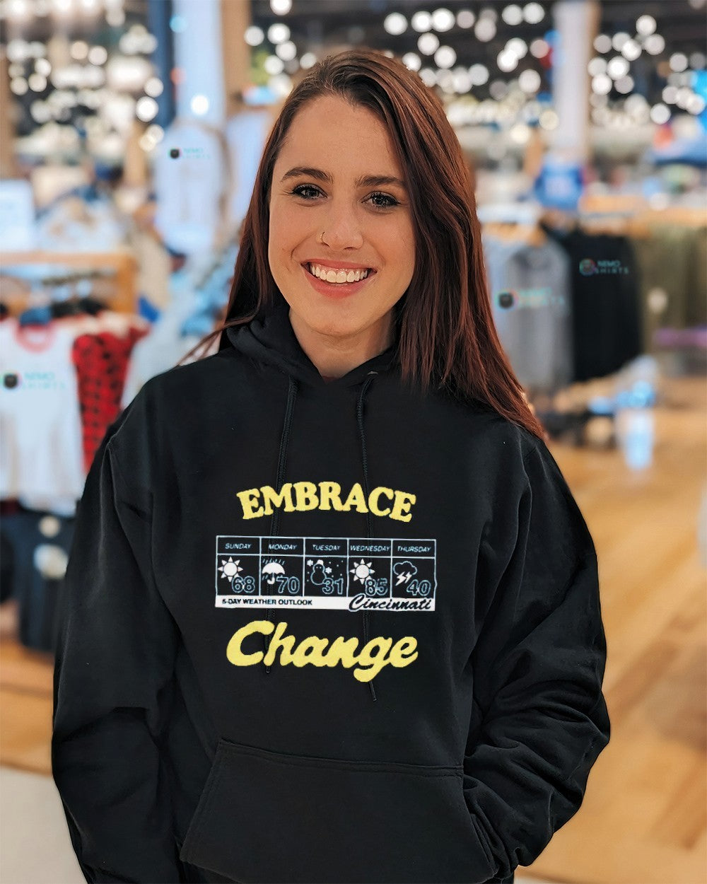 Embrace change Cincinnati weather shirt