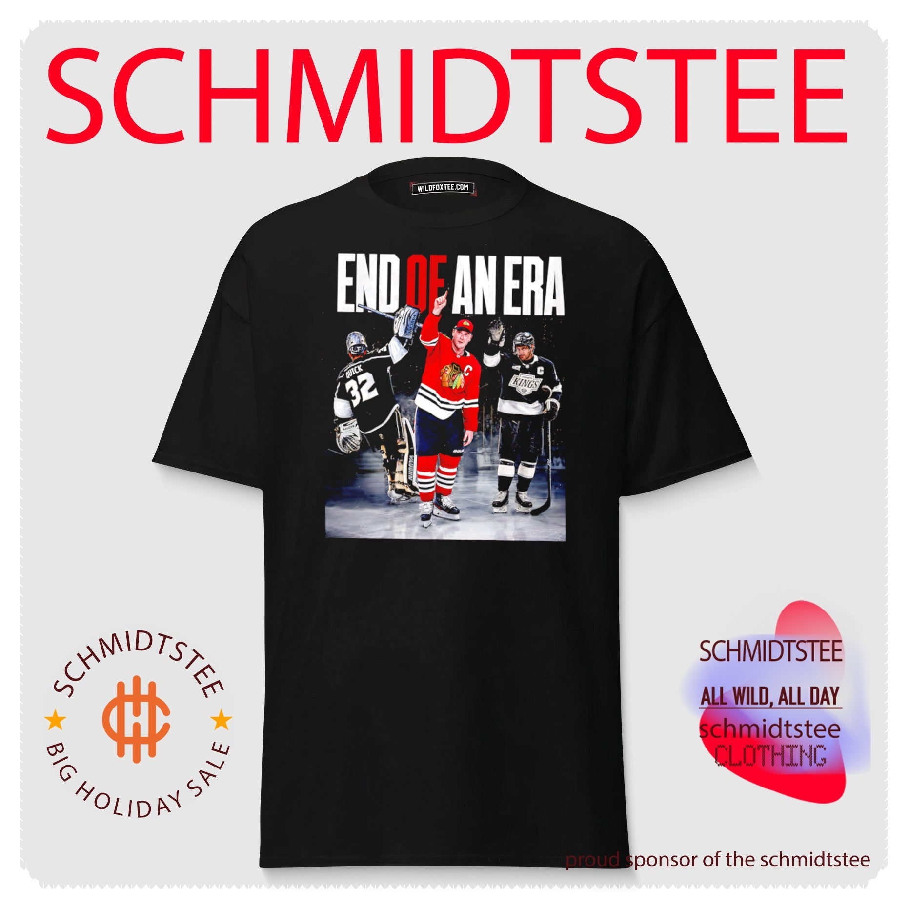 End of an Era Jonathan Quick and Patrick Kane Chicago Blackhawks LA Kings shirt