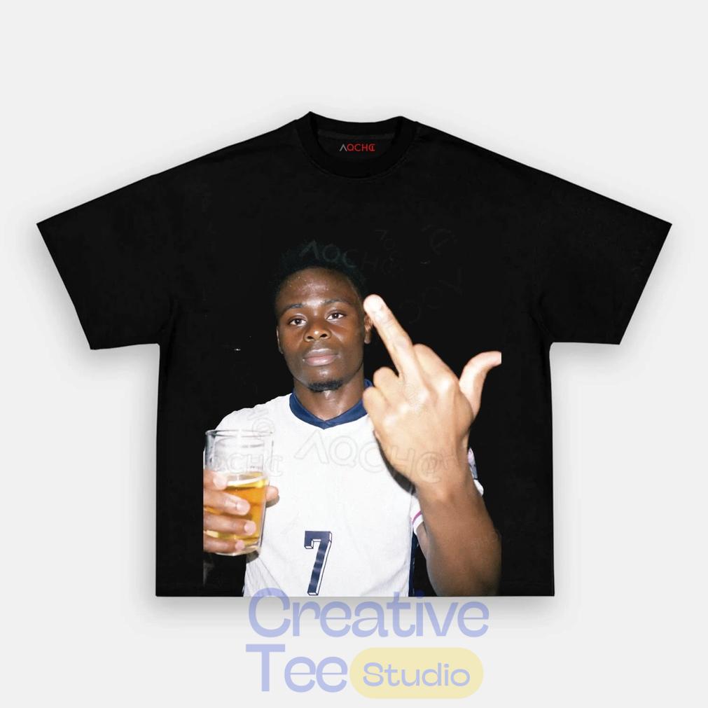 England National Team Saka Drunk T-Shirt
