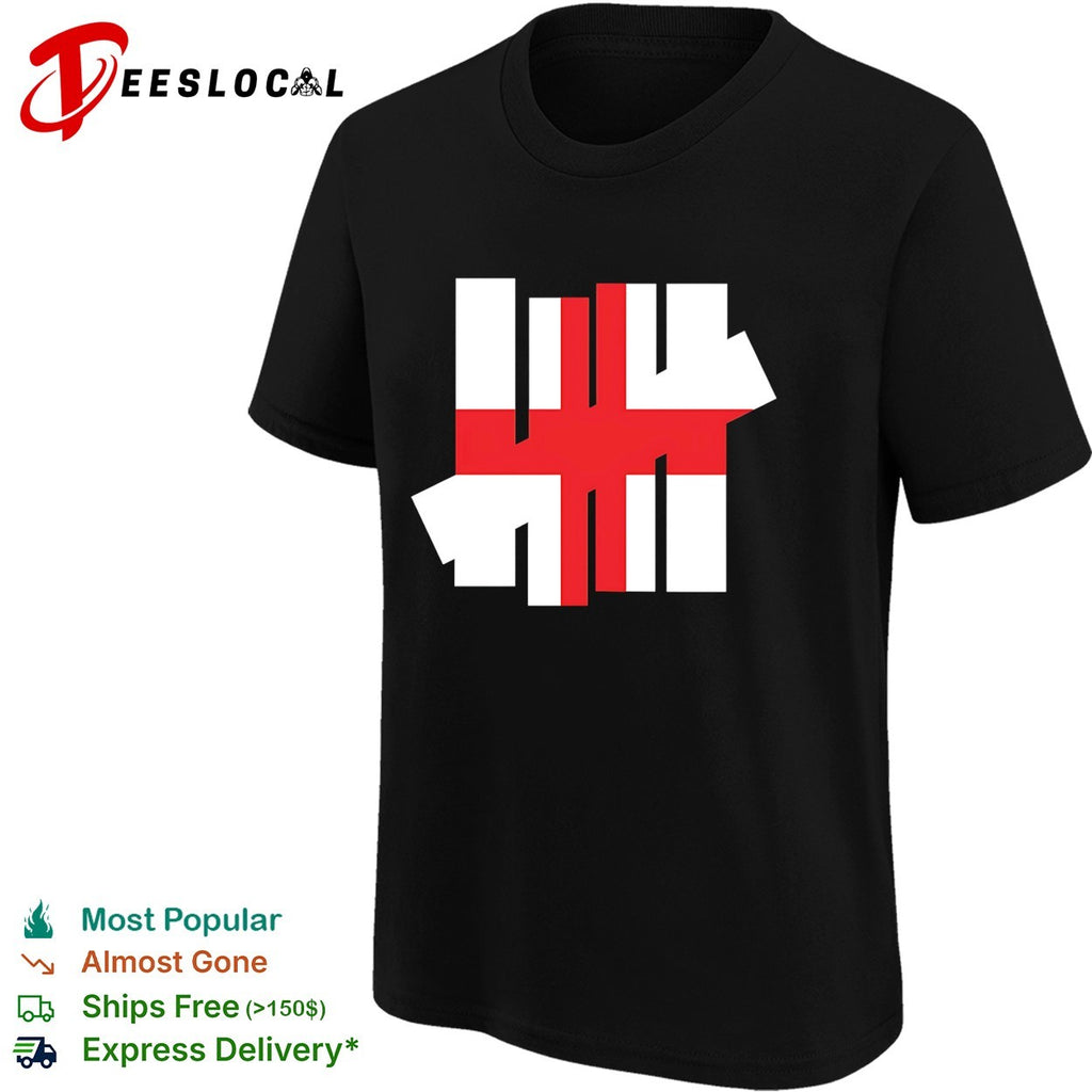 England flag x Undefeated logo shirt
