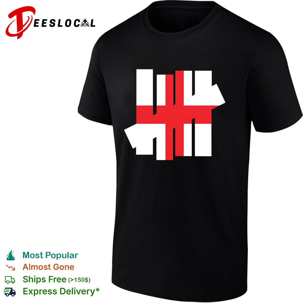 England flag x Undefeated logo shirt
