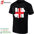 England flag x Undefeated logo shirt